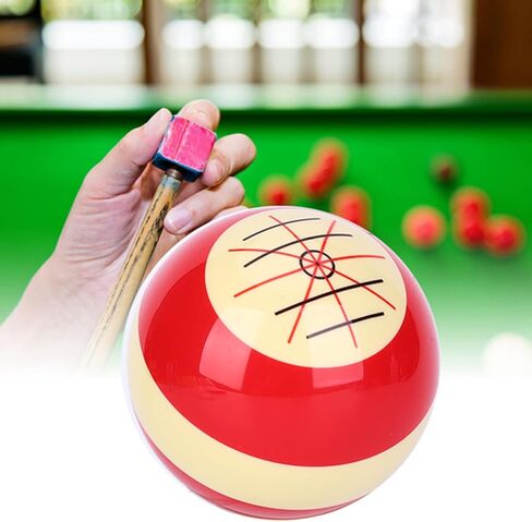 كرة البلياردو، كرة من الراتنج مقاومة للاهتراء مقاس 52 مم، كرة بلياردو مع خطوط ونقاط قياسية، ملحقات مساعدة لتدريب كرة السنوكر in Kuwait