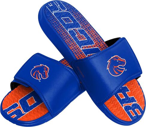 FOCO Boise State Broncos NCAA Mens Gradient Wordmark Gel Slide - M in Saudi Arabia
