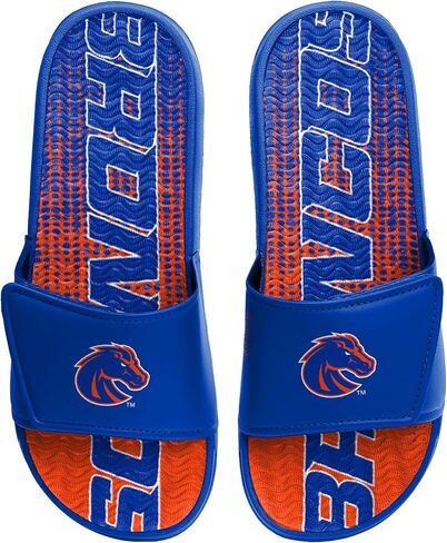 FOCO Boise State Broncos NCAA Mens Gradient Wordmark Gel Slide - M in Saudi Arabia