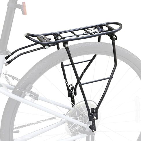 ZUKKA Bike Rear Rack Alloy Aluminum Adjustable Bike Cargo Rack for Bike of Back for 24"-28"/700C Bikes for Mountain Bike Road Bike in Saudi Arabia