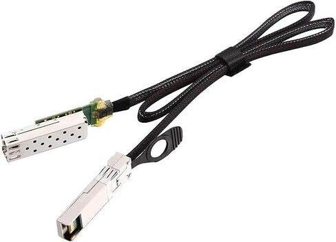 10Gtek 25G SFP28 to SFP28 Extender Cage with EEPROM on Cage Side, 3M Flat Cable in Nylon Jacket, 30AWG, 10cm in Kuwait