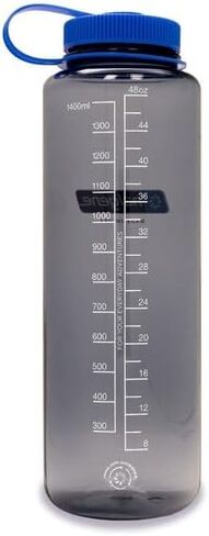 Nalgene 48 oz Wide Mouth Silo Water Bottle, Jade | BPA-Free, Durable & Lightweight, Leak Proof, Dishwasher Safe, Reusable Bottle for Hiking, Gym, Work & Travel in Kuwait