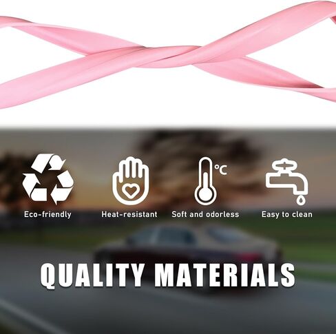 Car Rear View Mirror Protector Frame, Silicone Auto Rearview Mirror Edge Protective Cover Compatible with Model 3 Y, Car Interior Rearview Mirror Decor Accessories (Black) in Kuwait