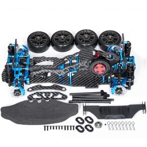 MOHERO 1/10 RC Chassis Frame Kit Sakura D5 Mini+MR RC Flat Road Drift Car Chassis Kit Upgrade Part