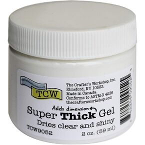 THE CRAFTERS WORKSHOP Super Thick Gloss Medium 2oz, 1 Count (Pack of 1), Clear