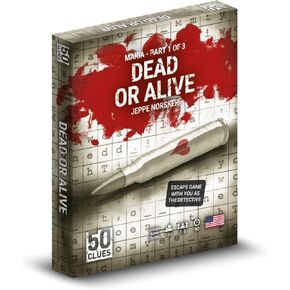 Blackrock Games 50 Clues: Dead or Alive – an Escape Room Style Game 1-5 Players – Games for Game Night 90 Mins of Gameplay – Teens and Adults Ages 16+ - English Version