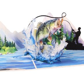 Golf Pop Up Birthday Card for Men, Golfers; 3D Golf Pop Up Fathers Day Card, Father's Day Card for Men, Dad, Husband, Grandpa, Him; All-Occasion Greeting Card, Retirement Card for Boss, Coworker