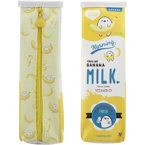 حقيبة قرطاسية حليب Gloglow كرتون حليب ، PU Creative Milk Box Pen Pencil Case Carton Cartton Case Case Bag Bag ()