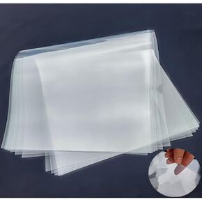 Transparent Blank Mylar Stencil Sheets for Cutting, Gift, 24" x 36" 10 mil/0.25mm Thick 5 Sheets.Acetate Template Material, Craft Plastic Sheets (24×36" /10 mil)