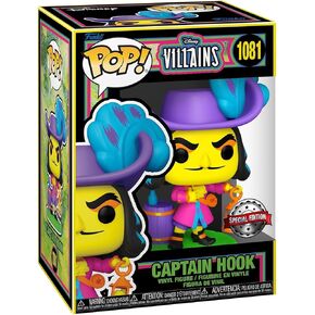 Funko Pop! Disney Villains Pop! Captain Hook #1081 Blacklight Exclusive