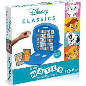 Top Trumps Match Game Disney Animals - Family Board Games for Kids and Adults - Matching Game and Memory Game - Fun Two Player Kids Games - Memories and Learning, Board Games for Kids 4 and up