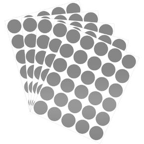 90 Pack Scratch Off Labels Stickers, 3 Sheets 1" Round Self-Adhesive Stickers for DIY Scratch Off Cards, Reward Cards, Party Favors