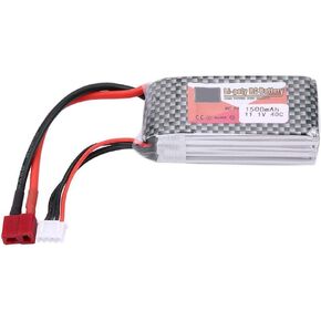 VGEBY1 Lipo Battery, ZOP Power Rechargeable LiPo Battery with T-Plug (3S 11.1V 1300mAh 1500mA 3500mAh 4500mAh 5500mA)(1500mAh 40C)