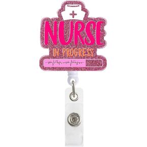 It's Me I'm The Problem It's Me Funny Glitter Badge Scroll Retractable, Cute Badge Holder for Nurses, Christmas Birthday Graduation Gift for Doctors Nurses ICU NICU Emergency Room Workers in Kuwait