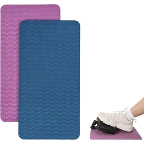 2 Pcs Sewing Machine Mat,Sewing Machine Muffling Mat Pedal Mat,Sewing Machine Foot Pedal Non-Slip Pad,Waterproof Easy to Clean,Sewing Machine Foot Pedal Accessories(Pink,Purple)