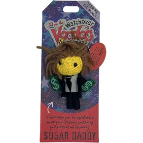 Watchover Voodoo 3-Inch Sugar Daddy Keychain - Handcrafted Gift to Bring Good Luck and Positivity Everywhere You Go