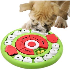 Interactive Dog Puzzle Toys for IQ Training & Mental Stimulating Dogs Enrichment Toys Treat Puzzle Dispensing Slow Feeder with Squeak Design