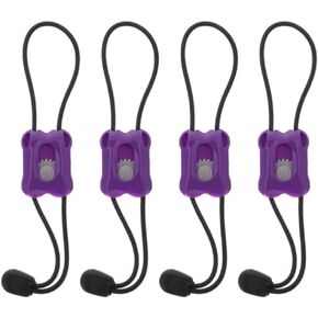 4 Pcs Pet Elastic Bandage, Pet Tournique Emergency Trauma Bandages Quick Release First Aid Hemostatic Control Tourniquets for Dog Canine Cats Animal, Purple Black