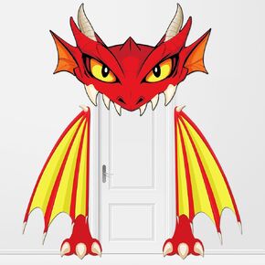 Dragon Party Decorations Dragon Birthday Party Porch Banner Fantasy Knight door banner porch sign Magical Photo Booth Prop Backdrop Hanging for Birthday Baby Shower Party Supplies Favors