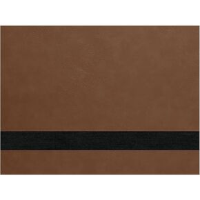 12 "× 18" ورقة داكنة بني/أسود ورقة جلدية جلدية لا يمكن أن تكون لاصق مع لاصق-QTY 1 بني داكن/أسود
