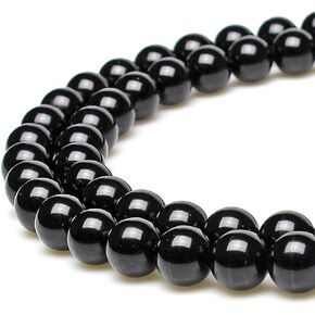 MJDCB Round Stone Beads Natural Purple Blue Emperor Jasper Loose Beads are Used in Jewelry Design to Make Bracelets and Necklaces (4mm)