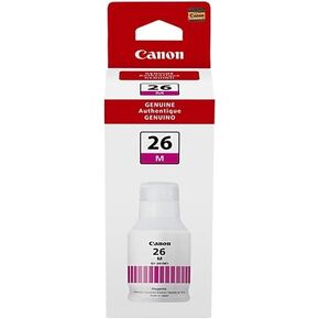 Canon GI-26 Magenta Ink Bottle, Compatible to GX7020 and GX6020 Supertank Printers
