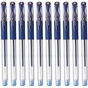 Mitsubishi Pencil [10 Set Gel Ballpoint pen Uni-Ball Signo Ultra-Thin 0.28mm BLUE BLACK UM-151-28-64 from Japan
