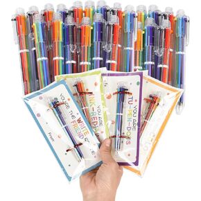 28 PCS Point Pens 0.7mm 6 in-1 Point Point Pens School Schools School Forms Formor