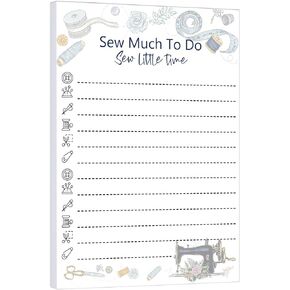 Tinlade 150 Sheets Seicing to Do List Diers Quilters Higters Leachlists feclting Quiilting Quality Do List Pad Pad Seleing Lovers Gift Daily For Women Seamstresses Supplies 4.1 × 5.7 inch