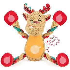 Dog Toys for Large Dogs Interactive Squeaky Plush Dog Toys Stuffed Chew Toys for Medium Small Breed Sizes Puppy Dog Toys to Keep Them Busy Eases Boredom