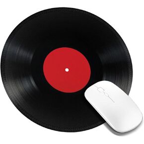 Trendy Silver Disco Ball Round Mouse Pad, Small Gaming Mousepad with Stitched Edge, Non-Slip Rubber Base Mouse Mat Office Desk Accessories for Laptop Computer Decor 7.9 X 7.9 Inch