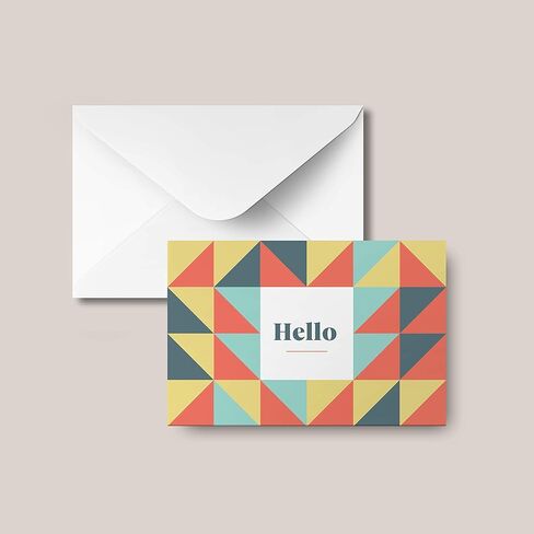 Rileys All Occasion Greeting Cards with Envelopes | 5 Colorful Designs, Blank Note Cards, Perfect for Business, Thank You, Gift Cards, Graduation, Baby Shower (50-Pack) in Saudi Arabia