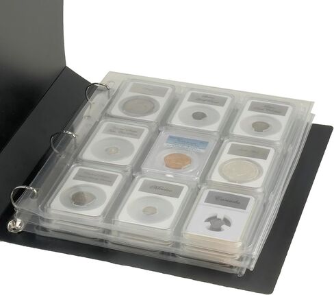 Ursae Minoris Pages for Certified or Certified Style Holder PCGS, NGC, ANACS, Lighthouse, Guardhouse, BCW, Ursae Minoris Two Pack 18 Coins in Kuwait