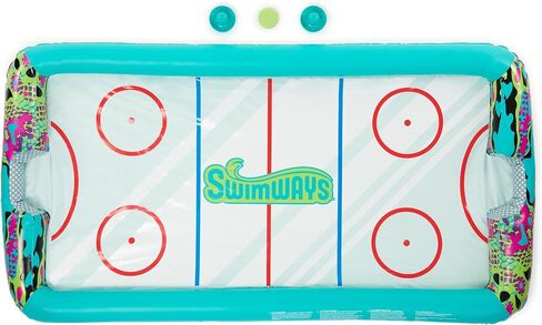 SwimWays Hydro Hockey Inflatable Water Floating Table Hockey Set, Pool Toy for Kids Ages 5+ in Saudi Arabia