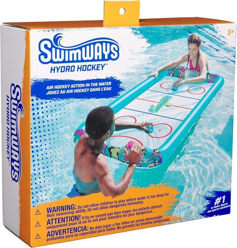 SwimWays Hydro Hockey Inflatable Water Floating Table Hockey Set, Pool Toy for Kids Ages 5+ in Saudi Arabia