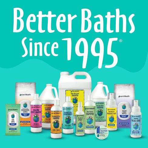 Earthbath ، Green Tea & Awapuhi Shed Control Complementer - شامبو الكلب الحرة القسوة ، يساعد على تخفيف سفك وداندر ، غسل الكلاب اللطيف ، المصنوع في الولايات المتحدة الأمريكية ، لوازم الاستحمام للكلاب - 128 أوقية (حزمة واحدة) in Kuwait