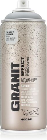 Montana Cans GRANIT EFFECT Spray Paint, 400ml, Light Grey, 13.5 Fl Oz (Pack of 1) in Kuwait