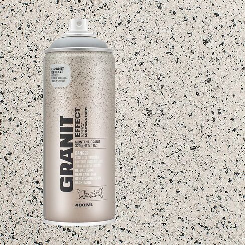 Montana Cans GRANIT EFFECT Spray Paint, 400ml, Light Grey, 13.5 Fl Oz (Pack of 1) in Kuwait