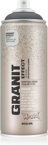 Montana Cans GRANIT EFFECT Spray Paint, 400ml, Light Grey, 13.5 Fl Oz (Pack of 1) in Kuwait