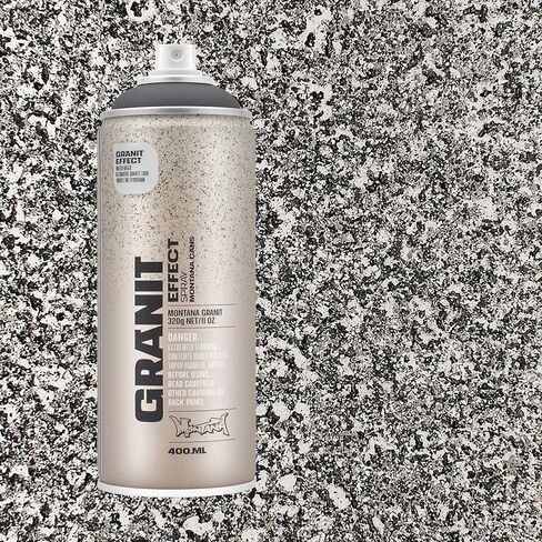 Montana Cans GRANIT EFFECT Spray Paint, 400ml, Light Grey, 13.5 Fl Oz (Pack of 1) in Kuwait