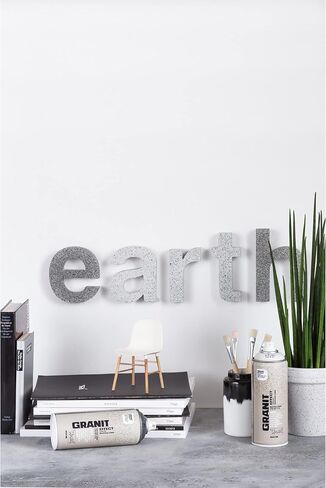 Montana Cans GRANIT EFFECT Spray Paint, 400ml, Light Grey, 13.5 Fl Oz (Pack of 1) in Kuwait