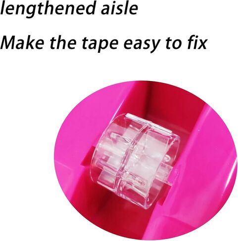 QILIMA Desktop Tape Dispenser Non-Skid Base, for Packaging in Office,Restaurant, Flower Shop,Cake Shop,Pink in Kuwait