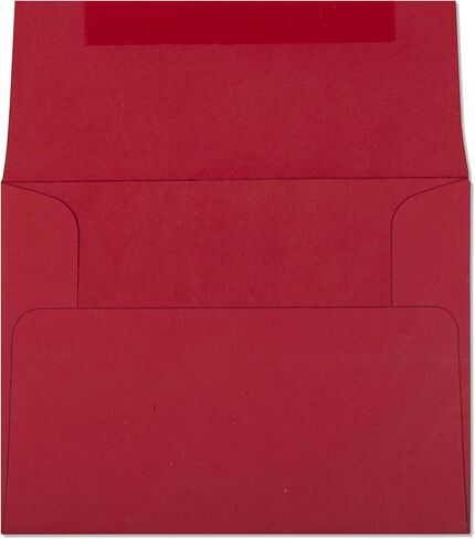 EnDoc A7 Pink Envelopes - Can be Used for 5x7 cards, invitations, Photos, Graduation, Baby Shower, Weddings, Business, and Mailing - 5 1/4" x 7 1/4" Bright pink envelopes - 25 Pack in Saudi Arabia