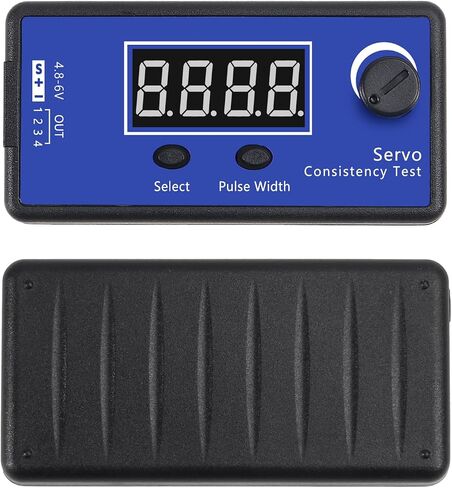 2Pcs RC Servo Tester Digital Tester Speed Controller Analog Digital Function ESC Consistency Multifunctional Steering Gear Tester with Display for RC Helicopter Tester Airplane Car Boat Motor in Saudi Arabia