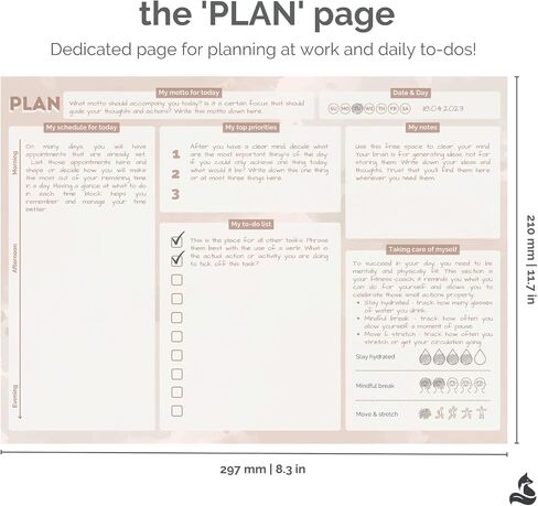 Daily Planner To Do List Notepad by metaFox becoming - A Good Day Planner - 50 Pages Undated Daily Planner Pad - Daily Notepad for Work and Personal Planner in Saudi Arabia