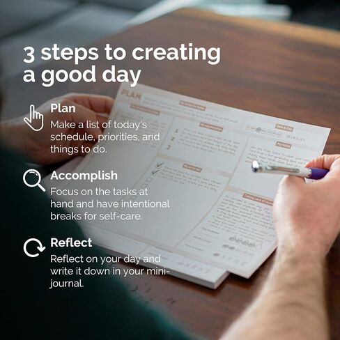 Daily Planner To Do List Notepad by metaFox becoming - A Good Day Planner - 50 Pages Undated Daily Planner Pad - Daily Notepad for Work and Personal Planner in Saudi Arabia