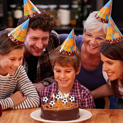 48 PCS Soccer Cupcake Toppers ، Sports Thief Football Cupcake يختار لكرة القدم لعبة لعبة Baby Shower Wedding Cake Cake Decoration in Kuwait