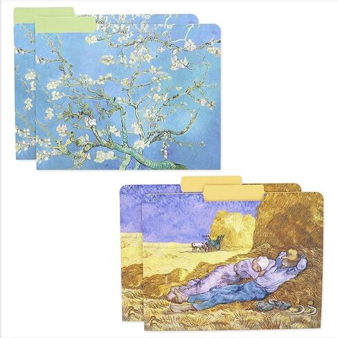12 Pack William Morris Floral File Folders, Decorative 1/3 Cut Tab, Letter-Size Holders for Home Office in 6 Patterned Designs in Saudi Arabia