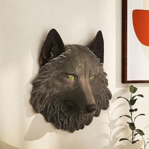 Animal Silicone Molds, Wolf's Head Resin Molds Casting Molds Epoxy Silicone Molds for DIY Resin Casting Wall Desktop, Cabinets Halloween Home Décor in Kuwait