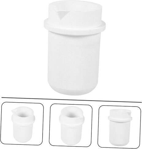 1 Cup Crucible Cup Melting Cup Copper Metal Container Jewelry Tools Jewelry Casting Supplies Furnace Scrap Cup Metals Graphite Crucible Stainless Steel White Ceramics in Saudi Arabia